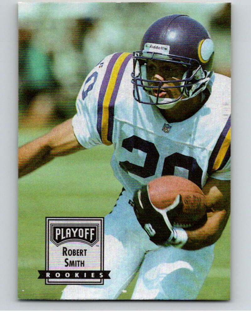 1993 Playoff Contenders #119 Robert Smith RC Rookie Minnesota Vikings V92717 Image 1