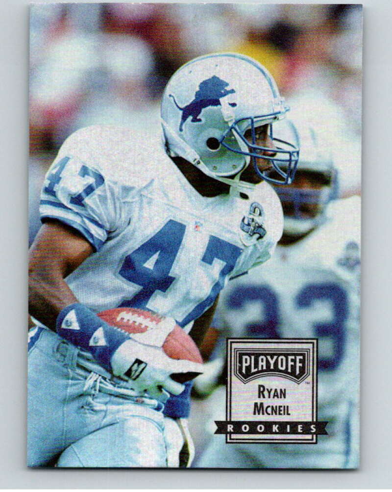 1993 Playoff Contenders #133 Ryan McNeil RC Rookie Detroit Lions V92730 Image 1