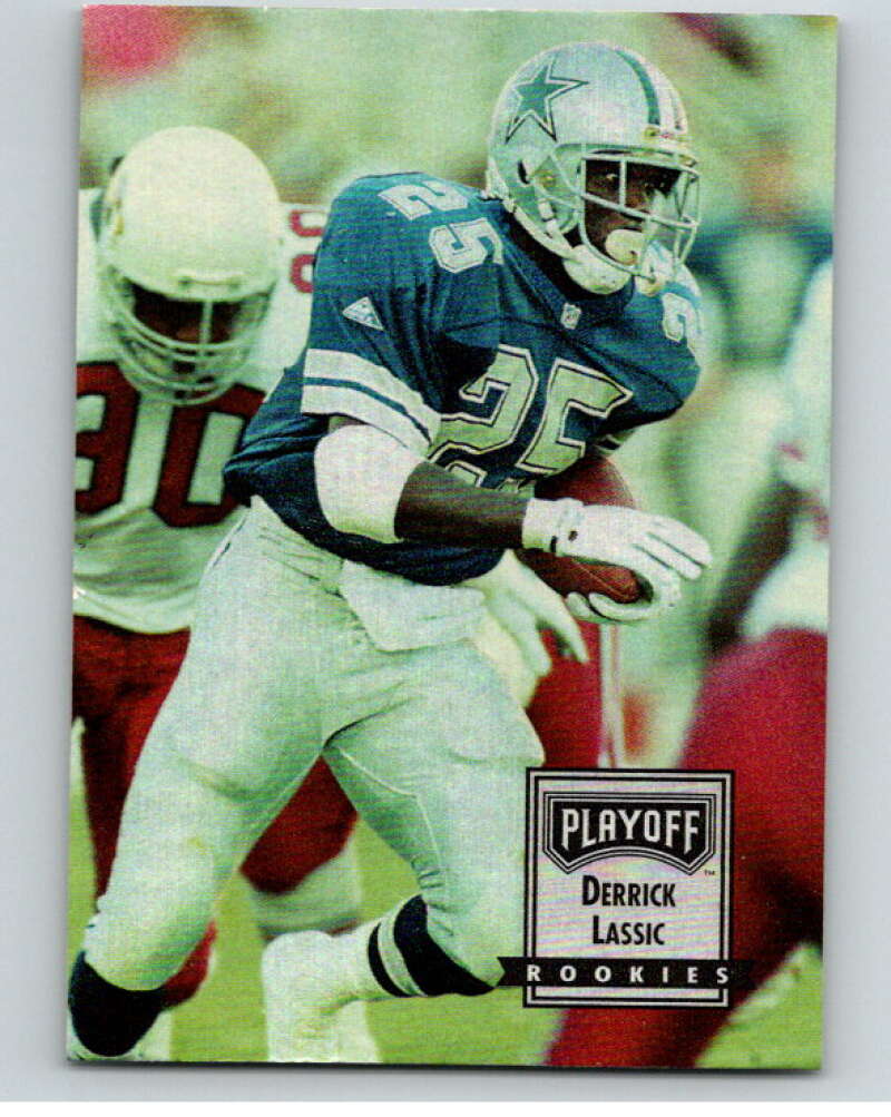 1993 Playoff Contenders #137 Derrick Lassic RC Rookie Dallas Cowboys V92734 Image 1