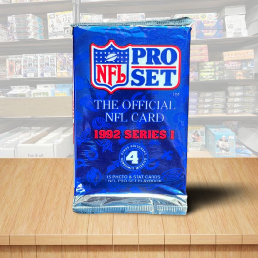 1992 Pro Set Series 1 Football NFL Pack - 15 Cards Per Pack Image 1