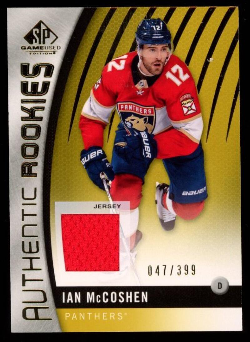 2017-18 SP Game Used Gold #158 Ian McCoshen 47/399 Jersey Rookie RC V92898 Image 1