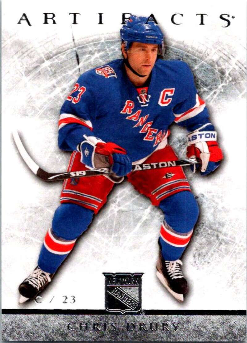2012-13 Upper Deck Artifacts #10 Chris Drury New York Rangers V93555 Image 1
