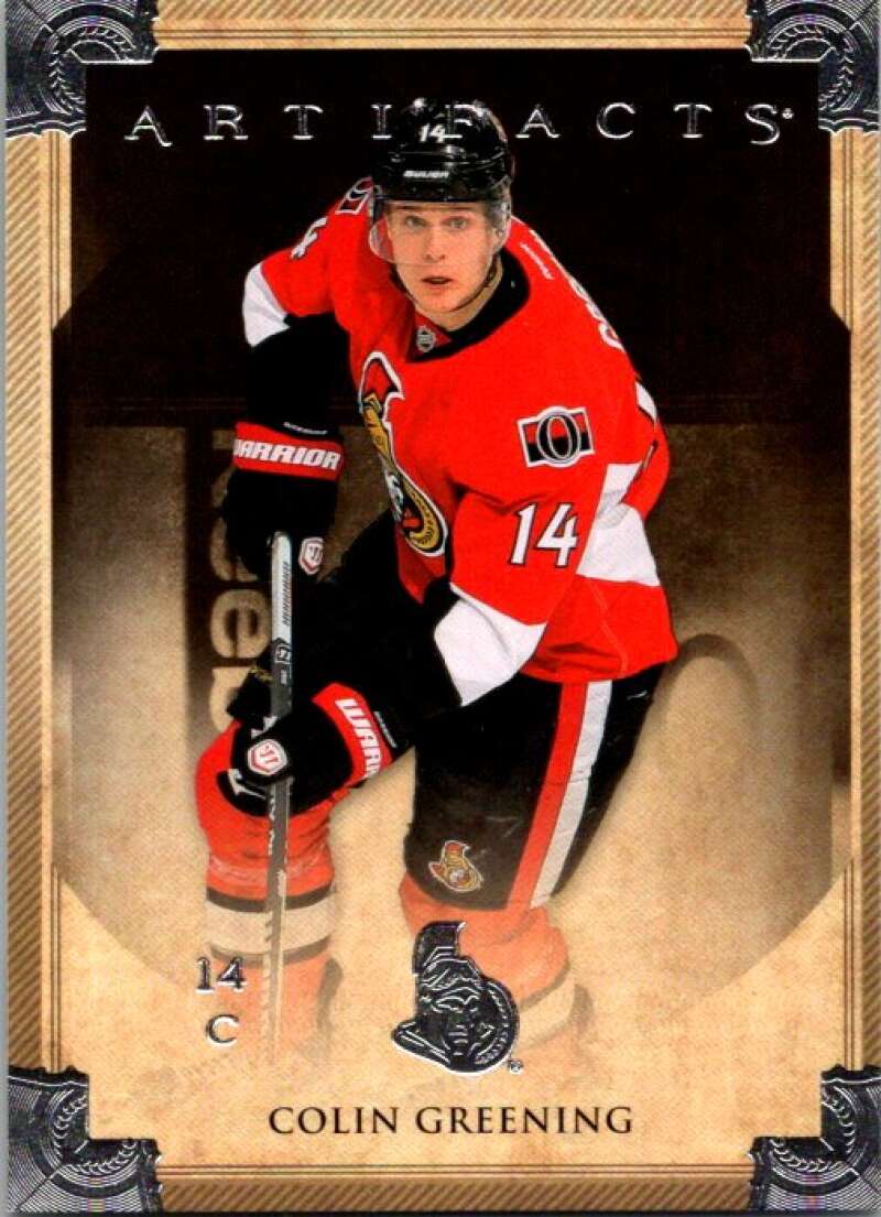2013-14 Upper Deck Artifacts #15 Colin Greening Ottawa Senators V93796 Image 1