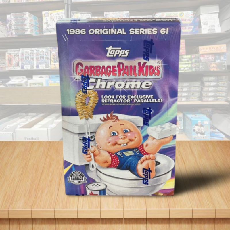 2023 Topps Chrome Garbage Pail Kids Factory Sealed Hobby Box  - Series 6 Image 1