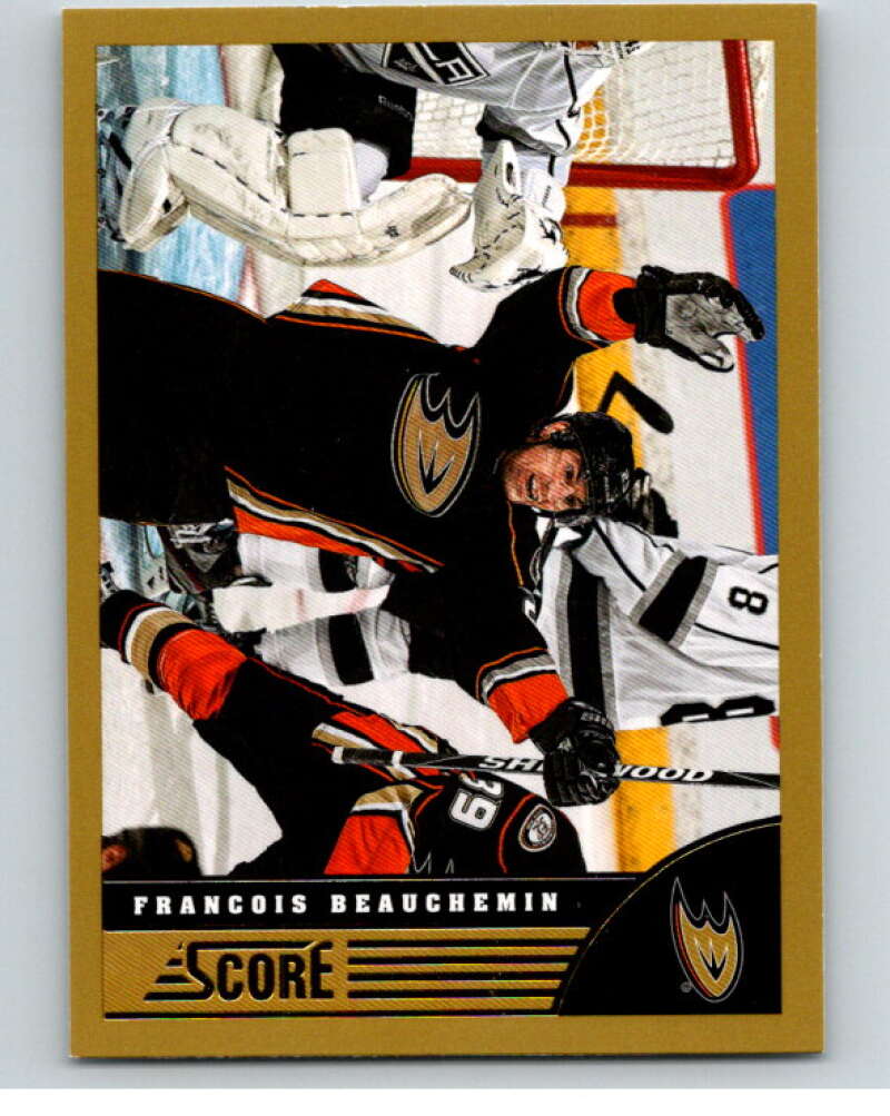 2013-14 Panini Score Gold #7 Francois Beauchemin Anaheim Ducks V94005 Image 1