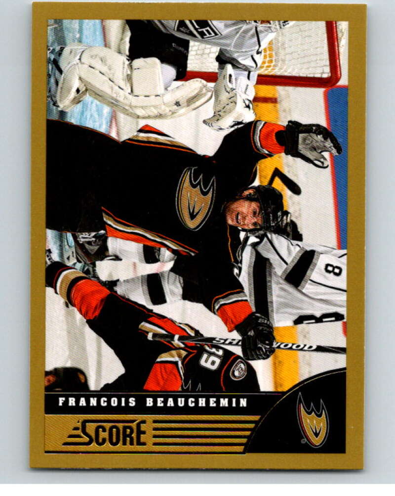 2013-14 Panini Score Gold #7 Francois Beauchemin Anaheim Ducks V94006 Image 1