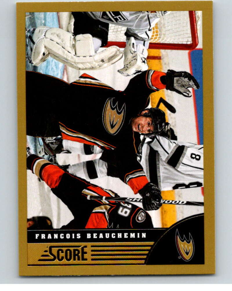 2013-14 Panini Score Gold #7 Francois Beauchemin Anaheim Ducks V94007 Image 1