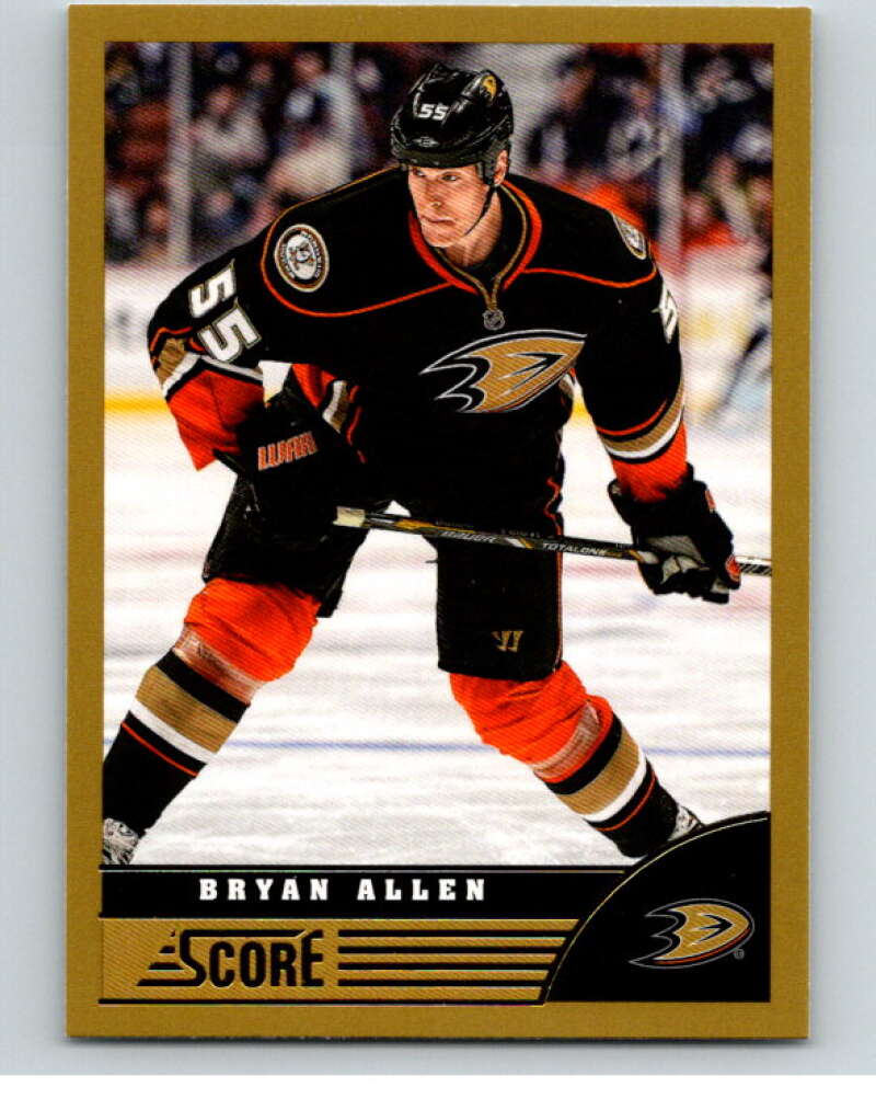 2013-14 Panini Score Gold #15 Bryan Allen Anaheim Ducks V94021 Image 1