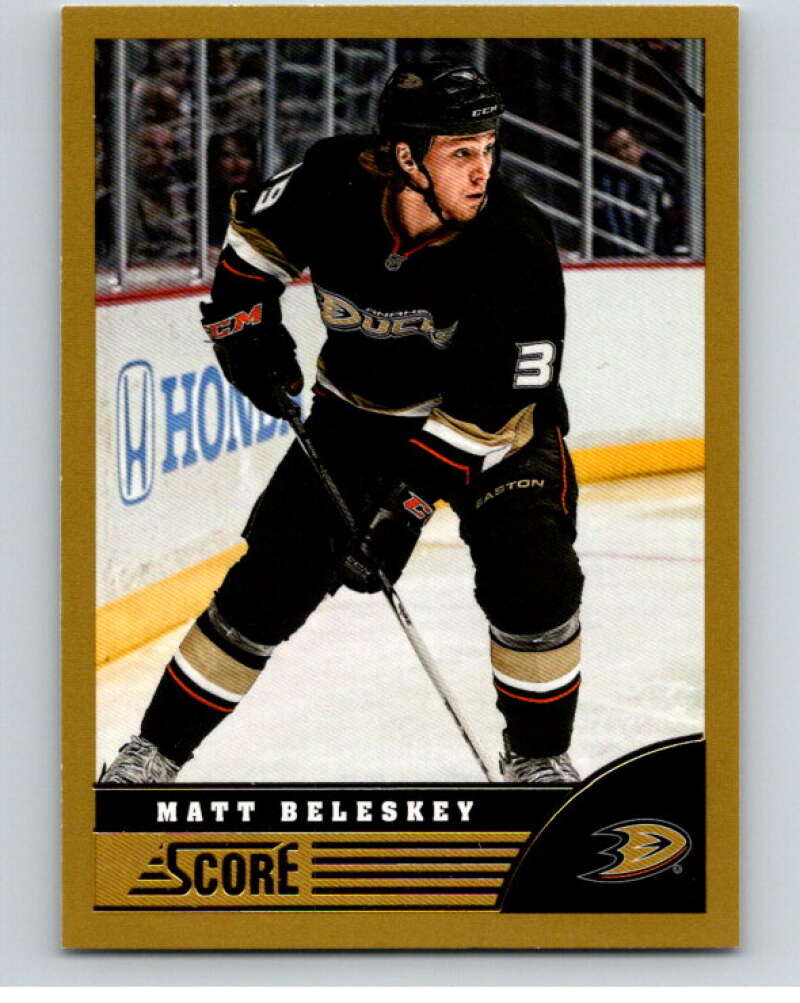 2013-14 Panini Score Gold #16 Matt Beleskey Anaheim Ducks V94022 Image 1