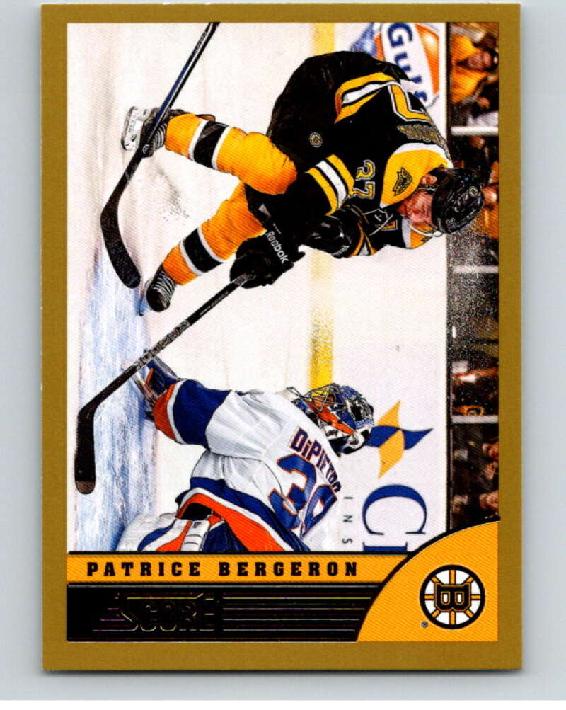 2013-14 Panini Score Gold #20 Patrice Bergeron Boston Bruins V94026 Image 1