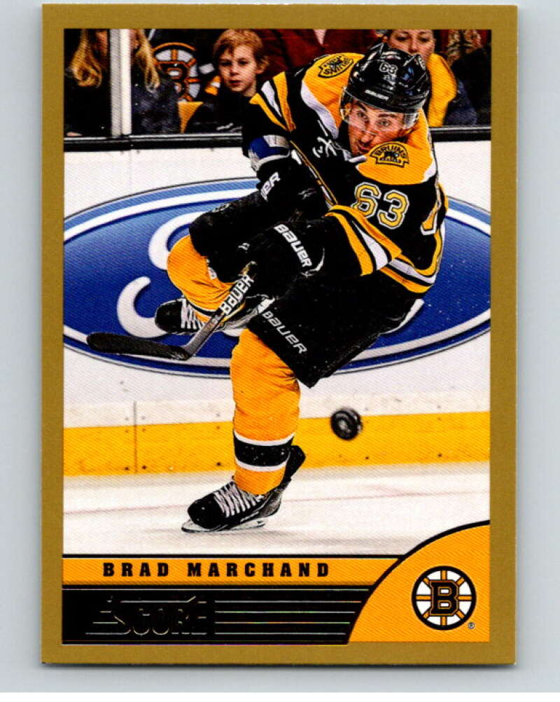 2013-14 Panini Score Gold #23 Brad Marchand Boston Bruins V94028 Image 1