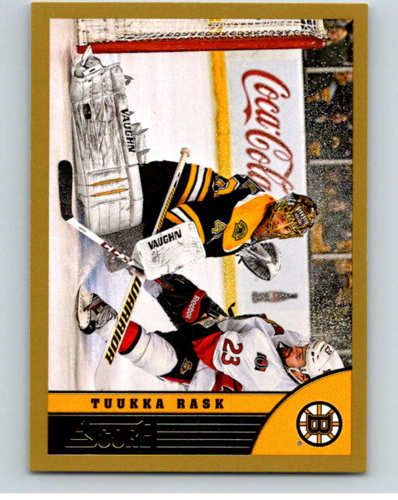 2013-14 Panini Score Gold #24 Tuukka Rask Boston Bruins V94029 Image 1