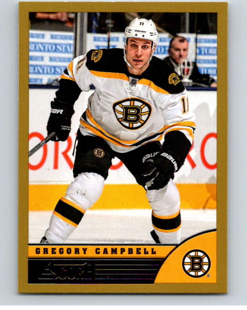 2013-14 Panini Score Gold #29 Gregory Campbell Boston Bruins V94041 Image 1