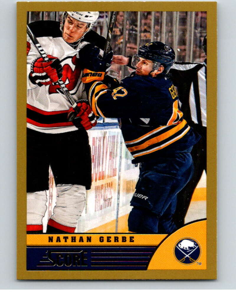 2013-14 Panini Score Gold #44 Nathan Gerbe Buffalo Sabres V94061 Image 1
