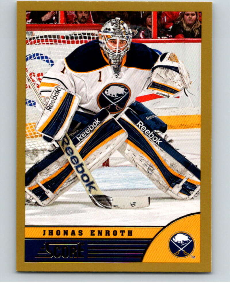 2013-14 Panini Score Gold #48 Jhonas Enroth Buffalo Sabres V94066 Image 1
