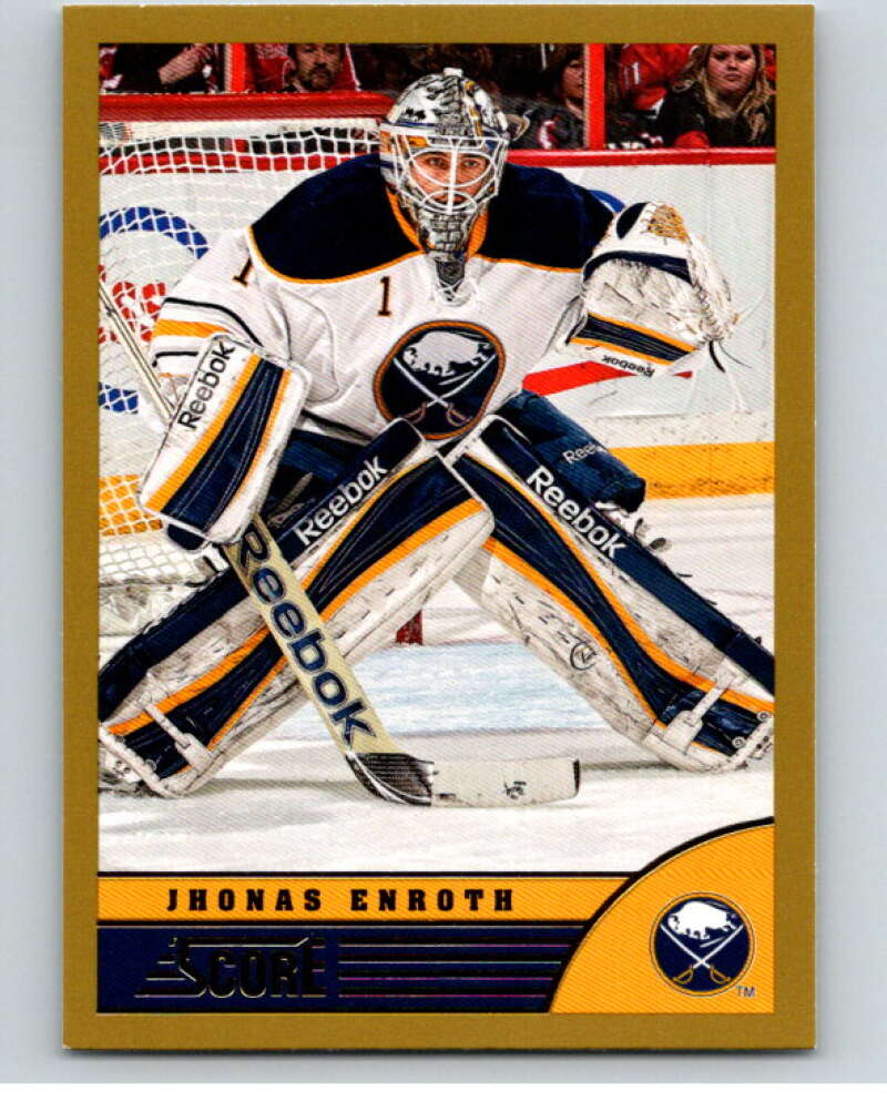 2013-14 Panini Score Gold #48 Jhonas Enroth Buffalo Sabres V94067 Image 1