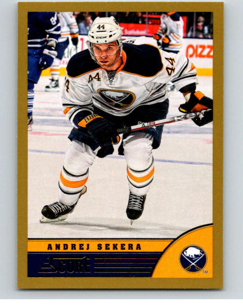 2013-14 Panini Score Gold #55 Andrej Sekera Buffalo Sabres V94075 Image 1