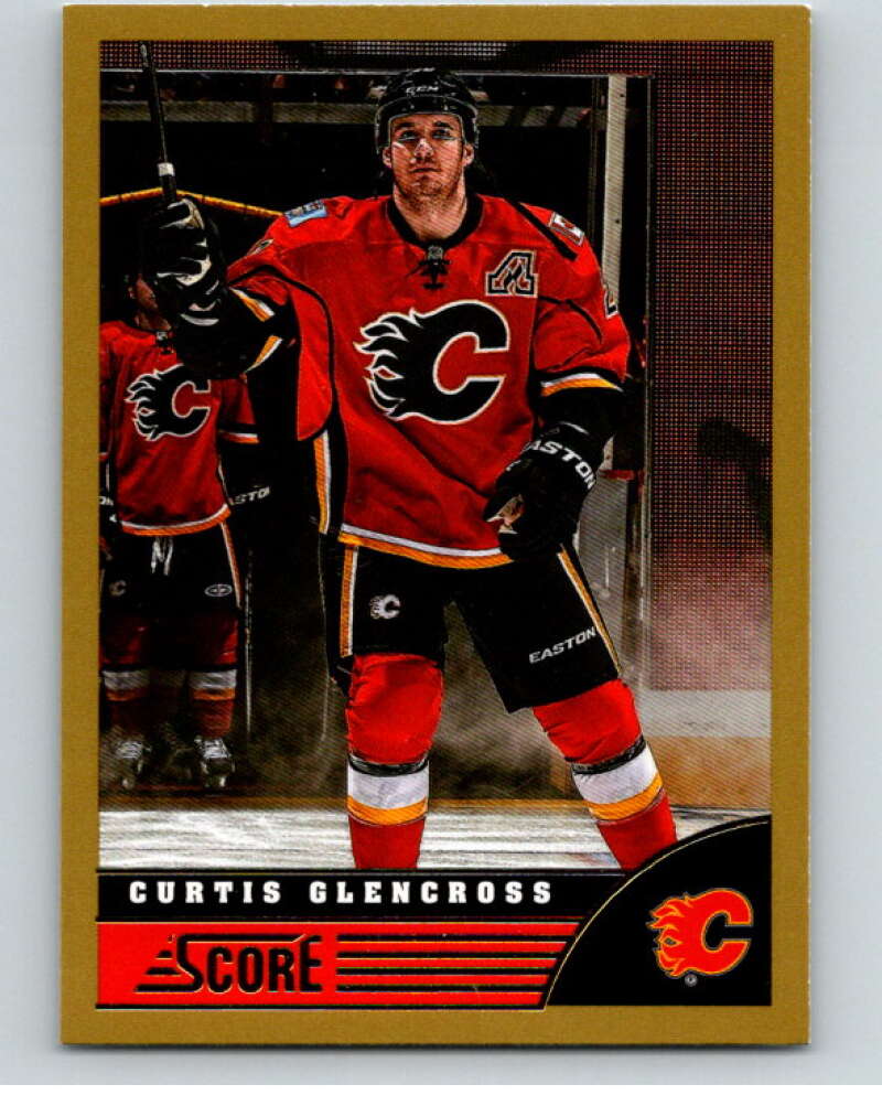 2013-14 Panini Score Gold #56 Curtis Glencross Calgary Flames V94076 Image 1