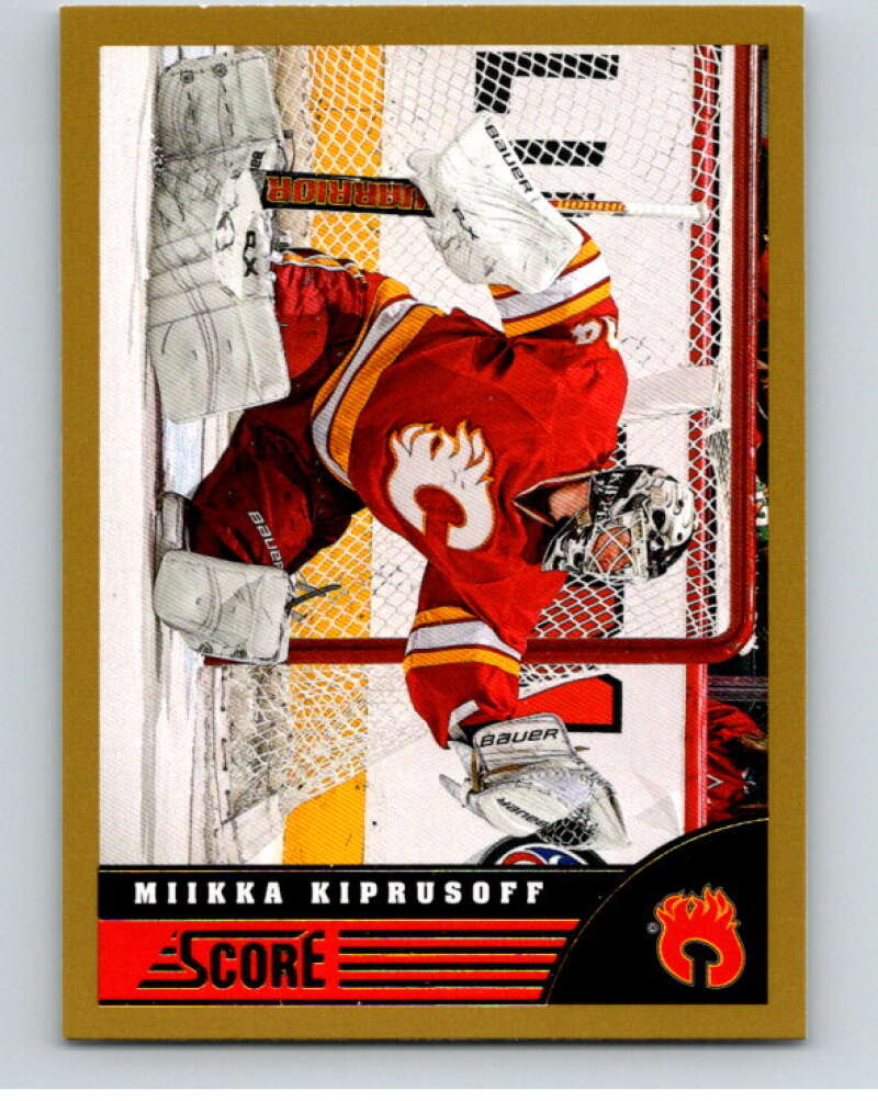 2013-14 Panini Score Gold #57 Miikka Kiprusoff Calgary Flames V94077 Image 1