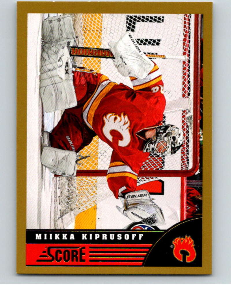 2013-14 Panini Score Gold #57 Miikka Kiprusoff Calgary Flames V94078 Image 1