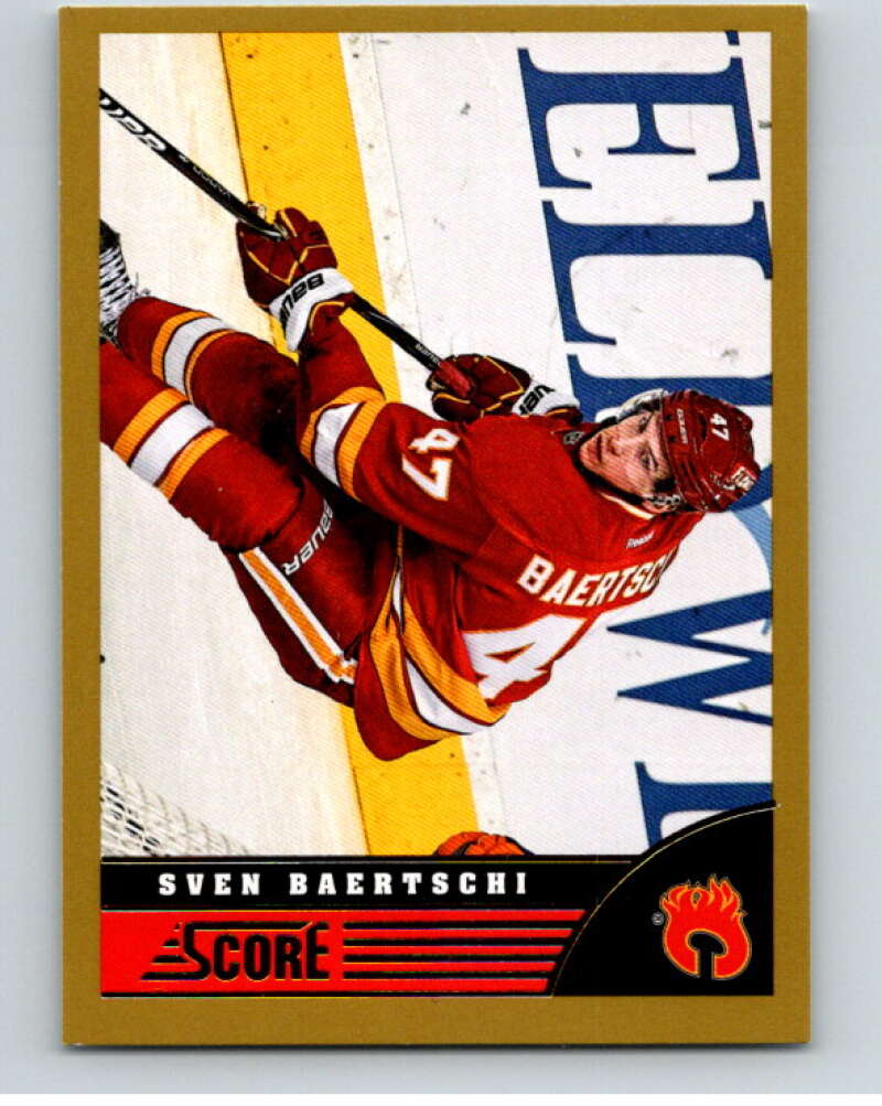 2013-14 Panini Score Gold #62 Sven Baertschi Calgary Flames V94086 Image 1