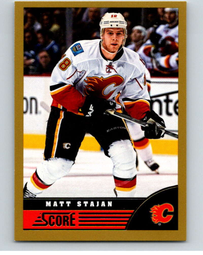 2013-14 Panini Score Gold #67 Matt Stajan Calgary Flames V94093 Image 1