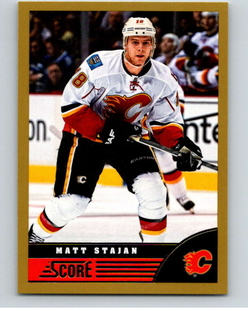 2013-14 Panini Score Gold #67 Matt Stajan Calgary Flames V94094 Image 1