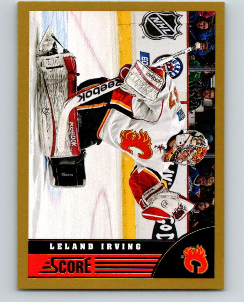 2013-14 Panini Score Gold #72 Leland Irving Calgary Flames V94100 Image 1
