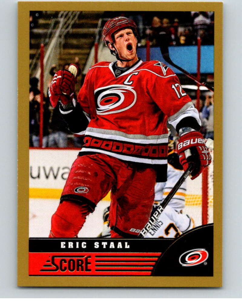 2013-14 Panini Score Gold #74 Eric Staal Carolina Hurricanes V94103 Image 1