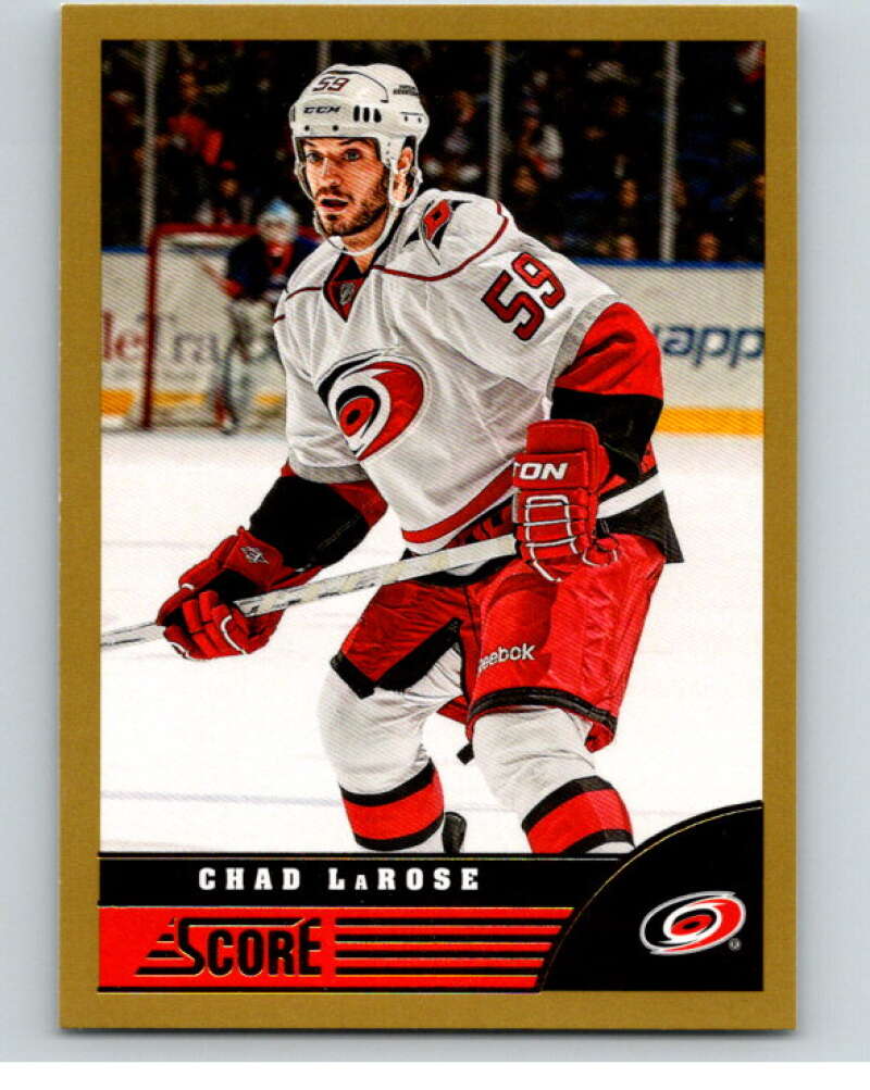 2013-14 Panini Score Gold #76 Chad LaRose Carolina Hurricanes V94107 Image 1