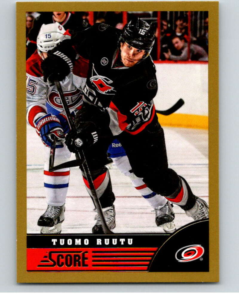 2013-14 Panini Score Gold #78 Tuomo Ruutu Carolina Hurricanes V94110 Image 1