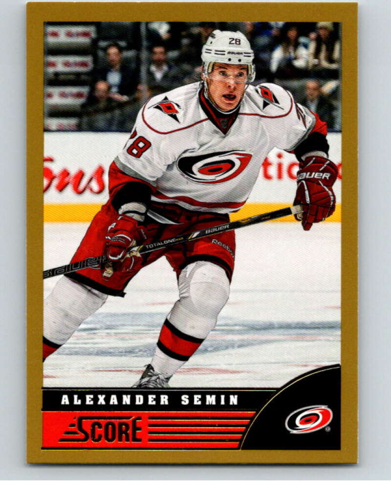 2013-14 Panini Score Gold #80 Alexander Semin Carolina Hurricanes V94113 Image 1