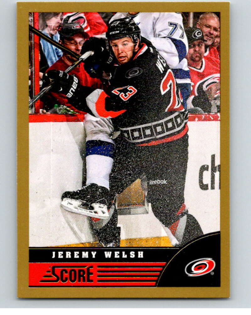 2013-14 Panini Score Gold #83 Jeremy Welsh Carolina Hurricanes V94117 Image 1