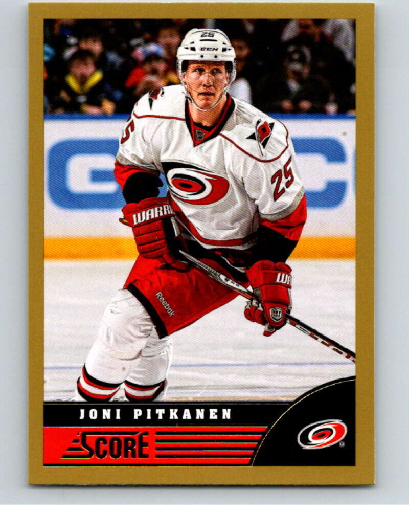 2013-14 Panini Score Gold #84 Joni Pitkanen Carolina Hurricanes V94119 Image 1