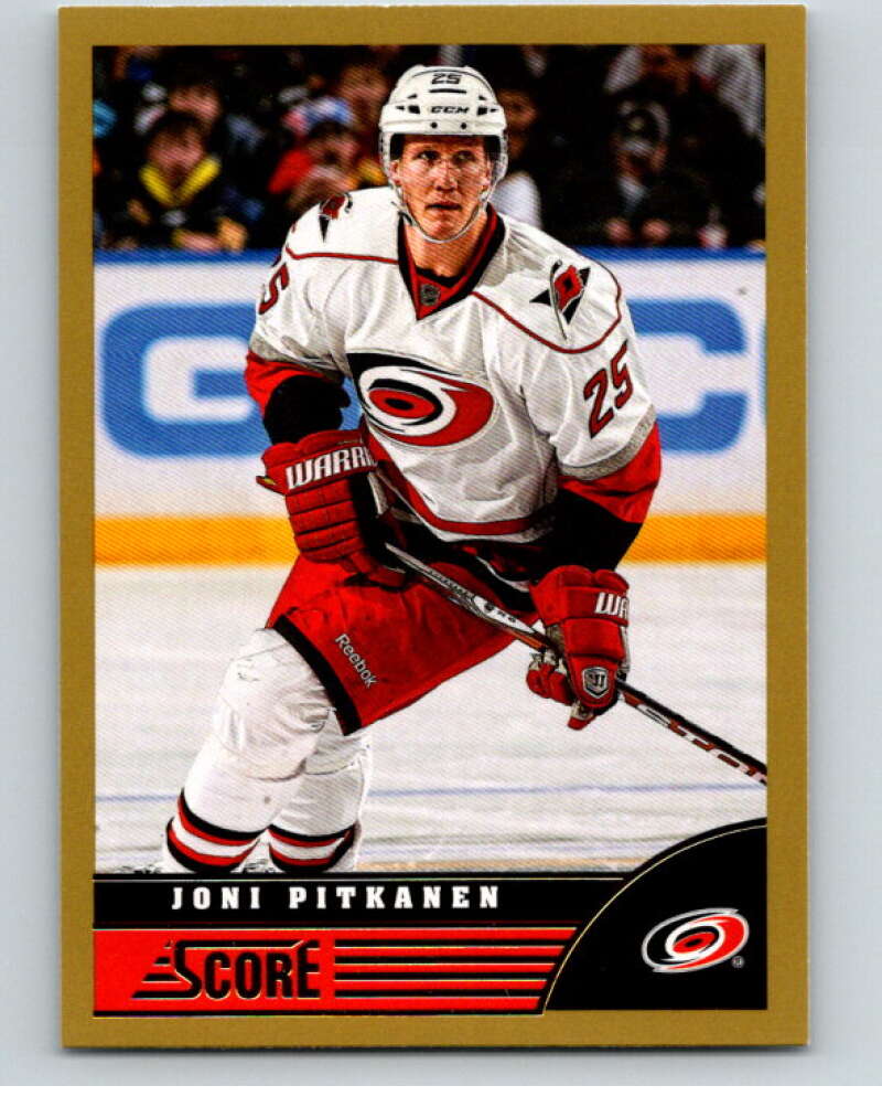 2013-14 Panini Score Gold #84 Joni Pitkanen Carolina Hurricanes V94120 Image 1