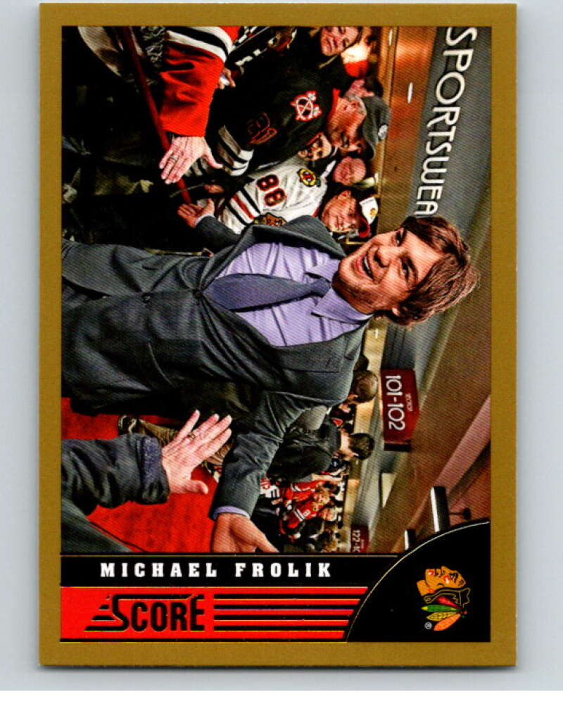 2013-14 Panini Score Gold #99 Michael Frolik Chicago Blackhawks V94138 Image 1