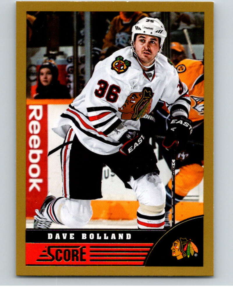 2013-14 Panini Score Gold #102 Dave Bolland Chicago Blackhawks V94141 Image 1