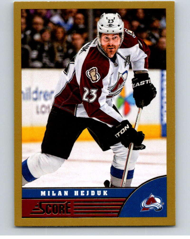 2013-14 Panini Score Gold #110 Milan Hejduk Colorado Avalanche V94147 Image 1