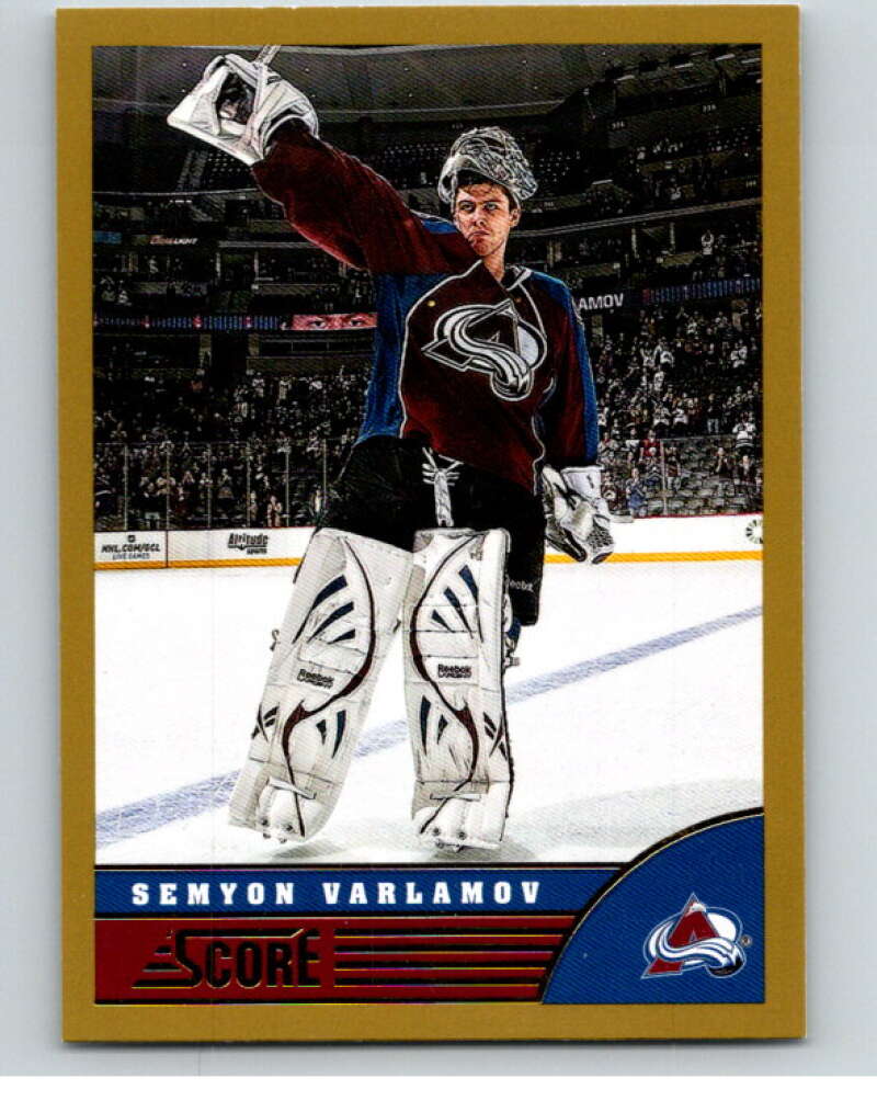 2013-14 Panini Score Gold #113 Semyon Varlamov Colorado Avalanche V94148 Image 1