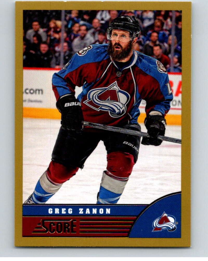 2013-14 Panini Score Gold #117 Greg Zanon Colorado Avalanche V94153 Image 1