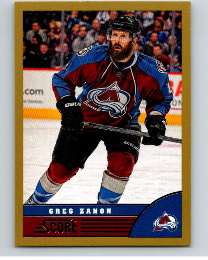 2013-14 Panini Score Gold #117 Greg Zanon Colorado Avalanche V94154 Image 1