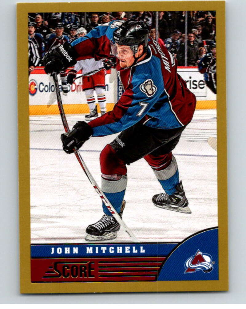 2013-14 Panini Score Gold #124 John Mitchell Colorado Avalanche V94163 Image 1