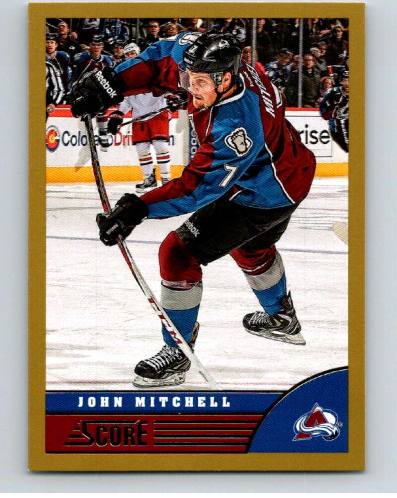 2013-14 Panini Score Gold #124 John Mitchell Colorado Avalanche V94164 Image 1