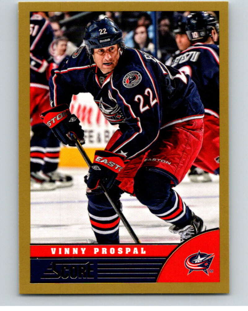2013-14 Panini Score Gold #132 Vinny Prospal Columbus Blue Jackets V94169 Image 1