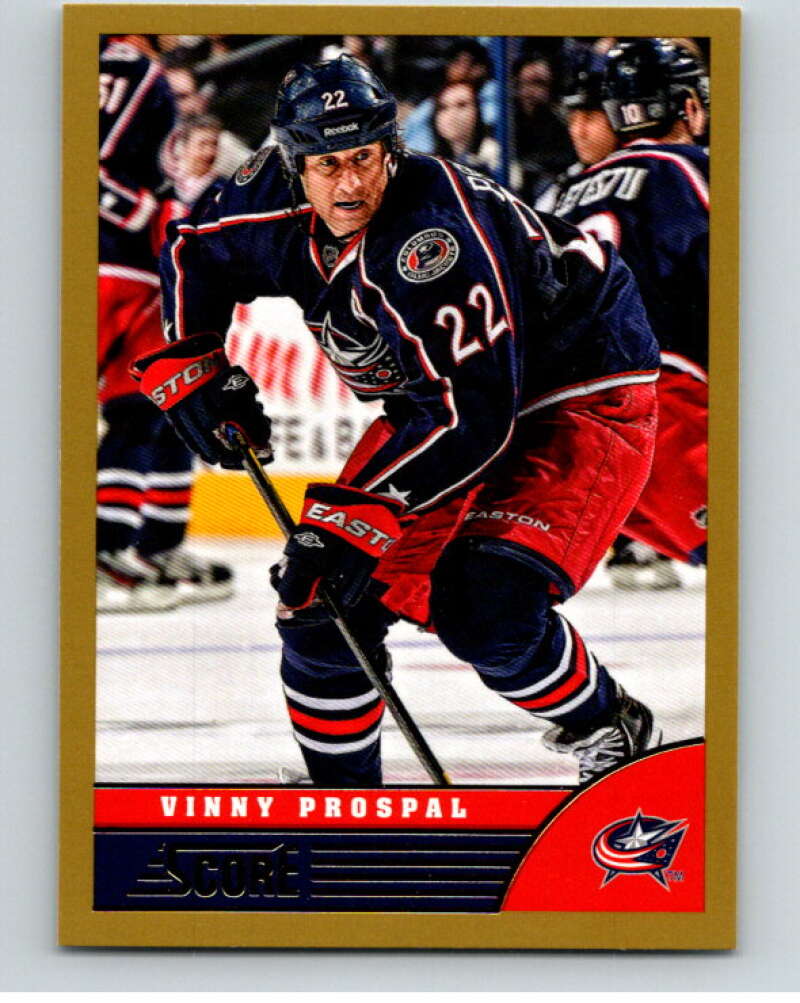 2013-14 Panini Score Gold #132 Vinny Prospal Columbus Blue Jackets V94170 Image 1