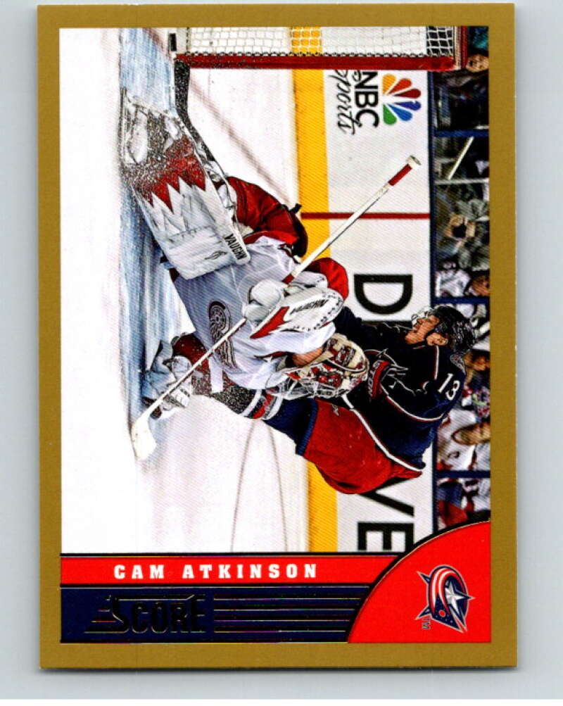 2013-14 Panini Score Gold #135 Cam Atkinson Columbus Blue Jackets V94175 Image 1