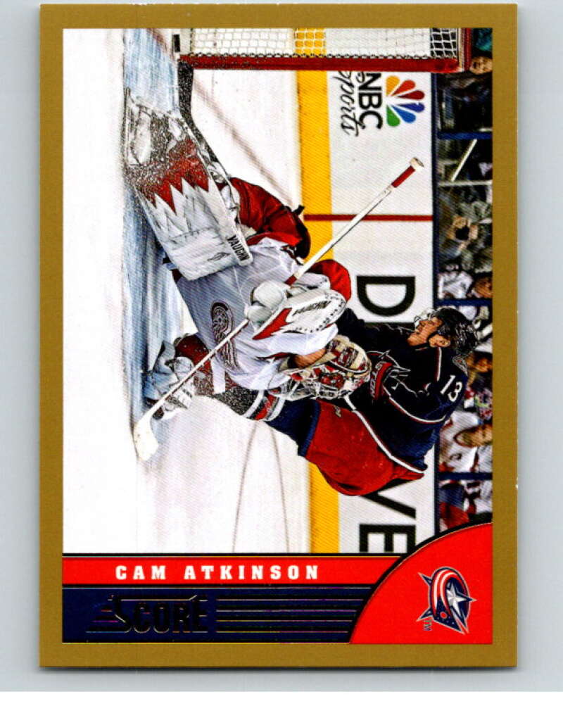 2013-14 Panini Score Gold #135 Cam Atkinson Columbus Blue Jackets V94176 Image 1