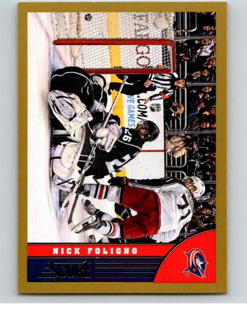 2013-14 Panini Score Gold #137 Nick Foligno Columbus Blue Jackets V94178 Image 1
