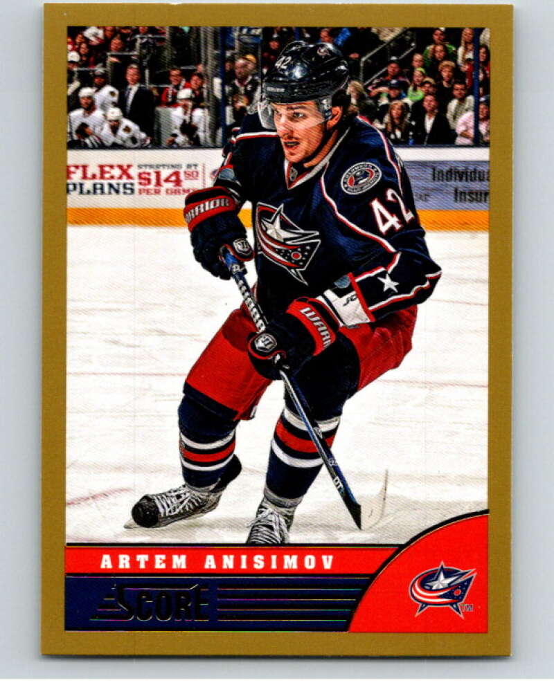2013-14 Panini Score Gold #139 Artem Anisimov Columbus Blue Jackets V94180 Image 1