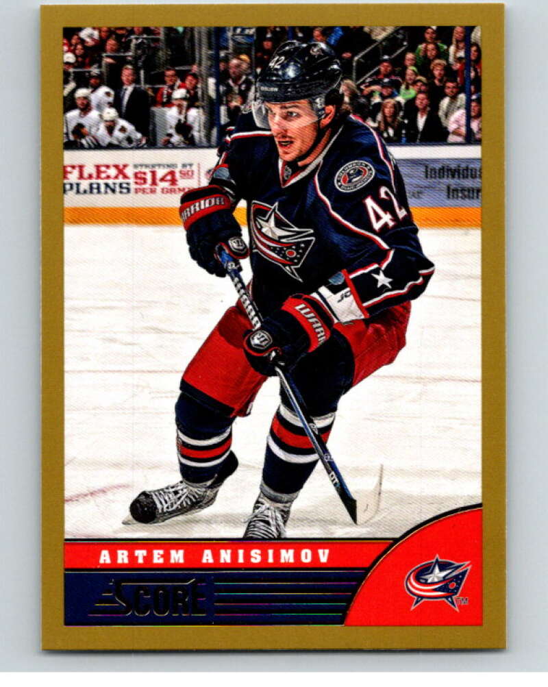2013-14 Panini Score Gold #139 Artem Anisimov Columbus Blue Jackets V94181 Image 1
